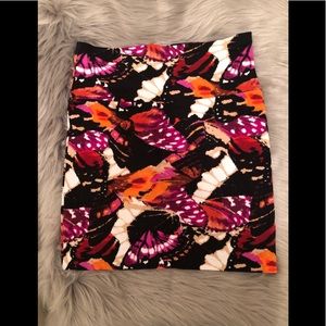 cute multicolor pencil skirt for women